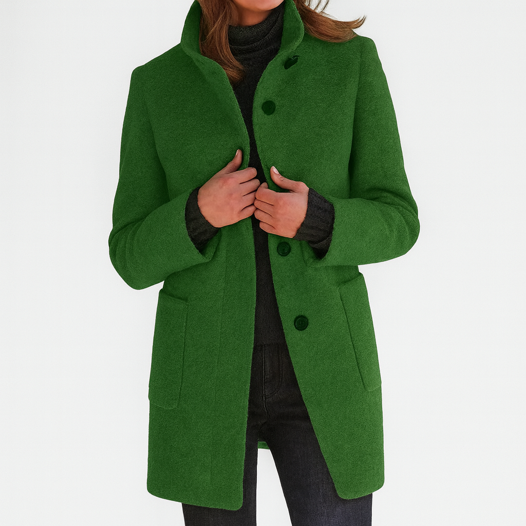 Bella | Women's coat with high collar