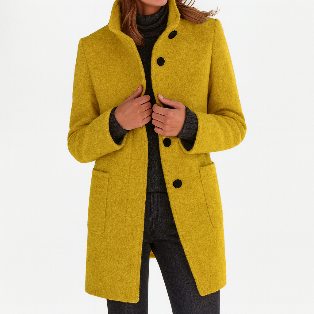 Bella | Women's coat with high collar