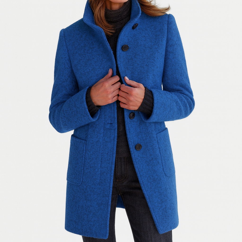 Bella | Women's coat with high collar